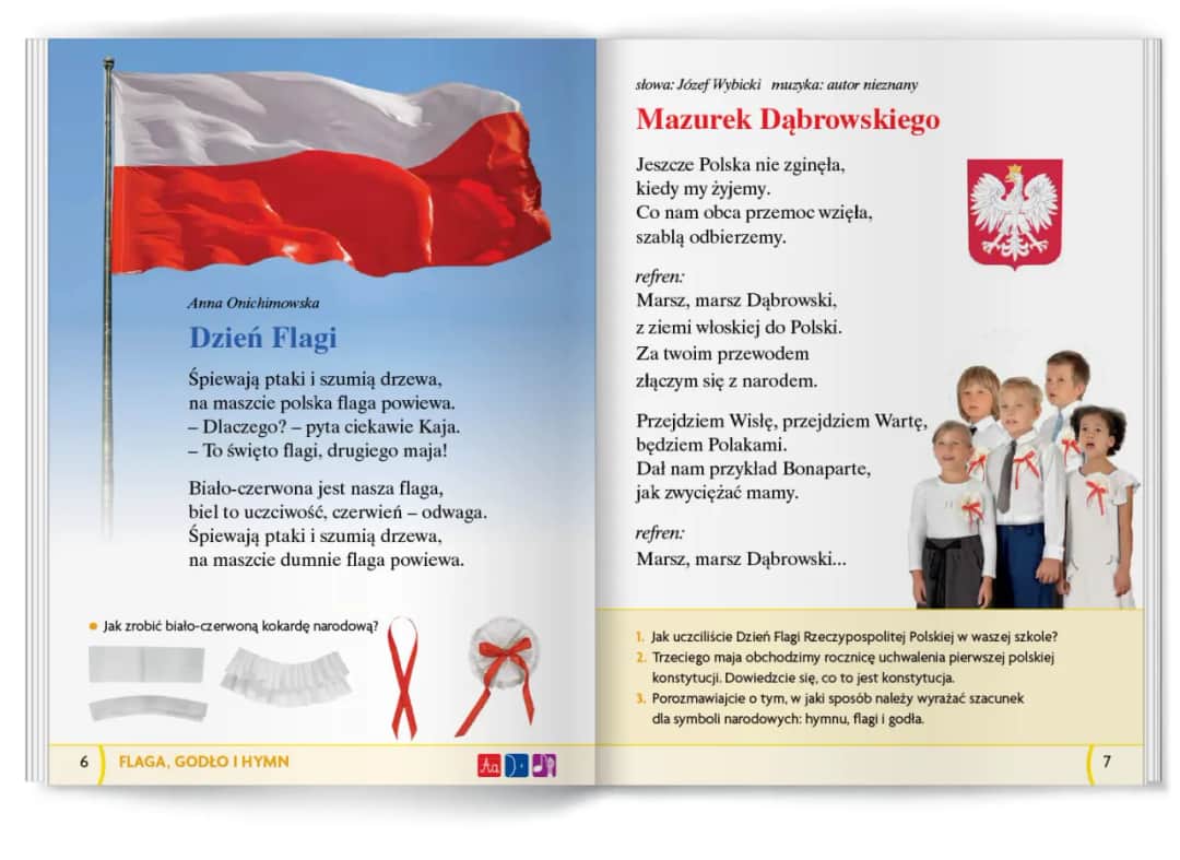 Powiewa flaga wiersz - odkryj znaczenie i emocje w Barwach ojczystych